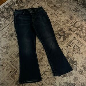 Women's Black Flared Jeans